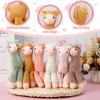 6 Pcs Mini Llama Stuffed Animals 7.87 Inches Alpaca Animal Stuffed Dolls Keychain Cute Tiny Llama Plush Stuffed Toys for Boys and Girls, Birthday Wedding Party Gift Bag Fillers Adorable Home Decor view 4