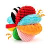 8-in-1 Sensory Balls for Infant Toddlers,Rainbow Fabric Baby Toy for Sensory Development,Montessori Toys for Babies 6-12 Months,8 Different Sensory Tactile Textures with Crinkle Rattle Squeakers view 1