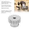 SPYMINNPOO RC Motor Pinion Gear, 19T Metal Steel Motor Gear RC Accessory compatible with 124016 124017 144010 Remote Control Vehicke view 4