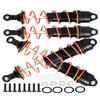 ARRCat Aluminum Big Bore Shocks Upgrades Parts for 1/8 Kraton Outcast Notorious 6S BLX,4PCS Front Rear Full Metal Dampers Hops Up Absorbers,Replace ARA330621 ARA330622 (Black) view 1