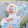 2026 Upgraded Misting Baby Stroller Fan Rechargeable, Flexible Tripod Clip for Car Seat Crib, Baby Shower Gifts & Baby Registry Search, Newborn Essentials for Beach Travel, Disney Summer Essentials view 2