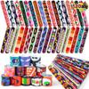 JOYIN 120 PCS Halloween Slap Bracelets for Kids Gift, 24 Designs Halloween Bracelets Bulk for Goodie Bag Fillers, Friendship Bracelets for Halloween Party Favor Supplies view 1