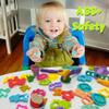 Dough Tool Set, 29 Pcs Dough Tools Sets for Kids Ages 4-8, Dough Accessories Includes Molds, Cutters Roller, Rolling Pins, Safety Scissors, Plastic Knife view 2