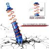 ARRCat Aluminum Big Bore Shocks Upgrades Parts for 1/8 Kraton Outcast Notorious 6S BLX,4PCS Front Rear Full Metal Dampers Hops Up Absorbers,Replace ARA330621 ARA330622 (Navy Blue) view 4
