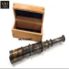 Nautical-Mart Dollond London 1920 Marine Collectible Decor Nautical Spyglass Antique Mounted Solid Brass Pirate Telescope with Wooden Box (with Natural Box), Wonderful Gift for Nautical Dcor Lovers view 2