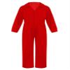 Jhaoyu Kids Boys Mechanic Coverall Cotton Long Sleeve Cargo Jumpsuit Casual Daily Wear Red 14 Years view 1