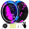 WATIEOBOO yoyo Professional Metal Trick Yo-yo Responsive & Unresponsive yoyos for Beginners and Adults yo yo, with Bearing Kit, 10 Strings, Case & Gloves view 1