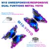 WATIEOBOO yoyo Professional Metal Trick Yo-yo Responsive & Unresponsive yoyos for Beginners and Adults yo yo, with Bearing Kit, 10 Strings, Case & Gloves view 4