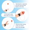Skylety 24 Pcs Wrist Return Ball on a String 1.85'' Rebound Sport Ball with Elastic Strap and String, Basketball Baseball Soccer Tennis Wristband Toy for Teens Adults Gifts, Wrist Exercise or Play view 3