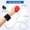 Skylety 24 Pcs Wrist Return Ball on a String 1.85'' Rebound Sport Ball with Elastic Strap and String, Basketball Baseball Soccer Tennis Wristband Toy for Teens Adults Gifts, Wrist Exercise or Play view 4