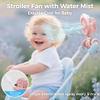 2026 Upgraded Misting Baby Stroller Fan Rechargeable, Flexible Tripod Clip for Car Seat Crib, Baby Shower Gifts & Baby Registry Search, Newborn Essentials for Beach Travel, Disney Summer Essentials view 2