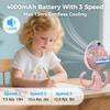2026 Upgraded Misting Baby Stroller Fan Rechargeable, Flexible Tripod Clip for Car Seat Crib, Baby Shower Gifts & Baby Registry Search, Newborn Essentials for Beach Travel, Disney Summer Essentials view 3
