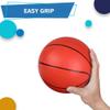 6" Mini Basketball for Kids Adults, Rubber Indoor Balls for Over Door Basketball Hoop, Toddler Balls for Beach Pool Arcade Game, 5 Pack Sport Interactive Gift for Boys Girls (with Pump) view 4