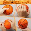Amarlozn 5" Mini Foam Basketball Set, 3 PCS Orange, Ideal for Kids, Toddlers, Beach, Pool, Indoor & Outdoor Play view 2