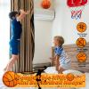 Amarlozn 5" Mini Foam Basketball Set, 3 PCS Orange, Ideal for Kids, Toddlers, Beach, Pool, Indoor & Outdoor Play view 3