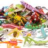 76 Pack Mini Plastic Bug Set, Realistic Insects Toy for Child, Fake Bugs Figure for Kid, Toddler, Insect Themed Party Favors Gift, Cupcake Topper, Education School Classroom reward, Sensory Bin Filler view 1