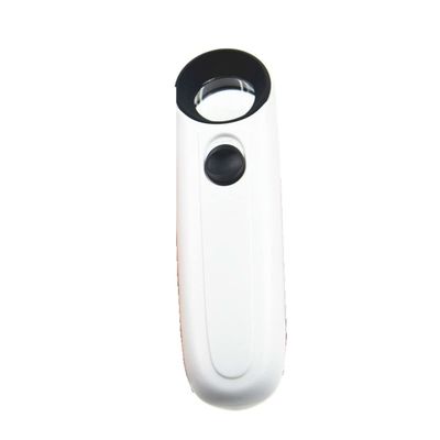 Lab Microscope Slides 40X21MM Mini LED Double Light Hand Jewelry Magnifier Microscope Microscope Parts