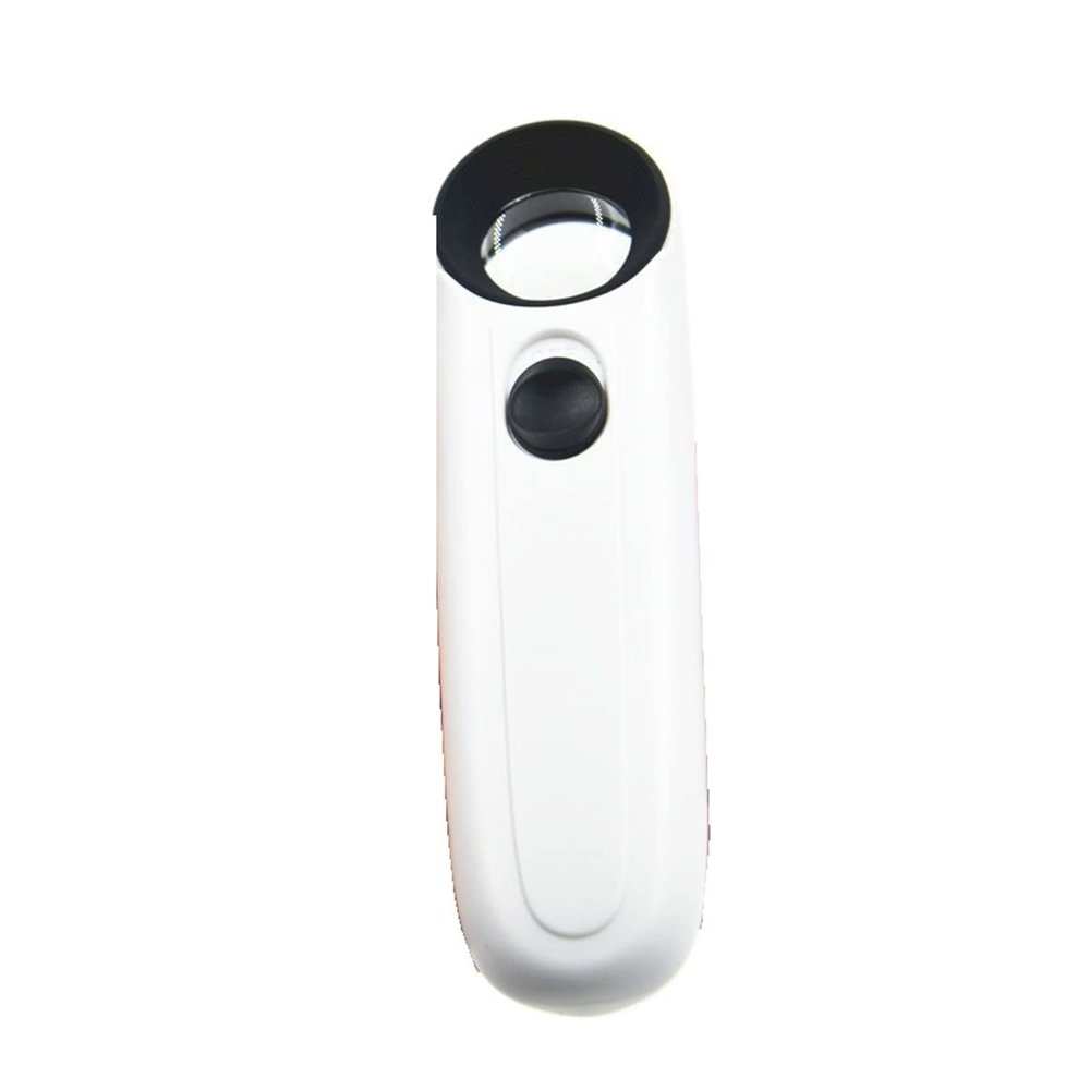 Lab Microscope Slides 40X21MM Mini LED Double Light Hand Jewelry Magnifier Microscope Microscope Parts
