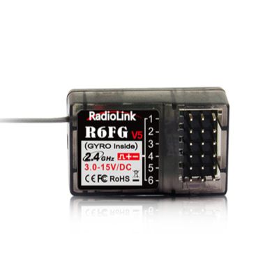 GoolRC 2.4G 6CH FHSS Receiver Gyro Inside for RC6GS V2/RC4GS V2/T8S/T8FB RC Transmitter RC Transmitter and Receiver
