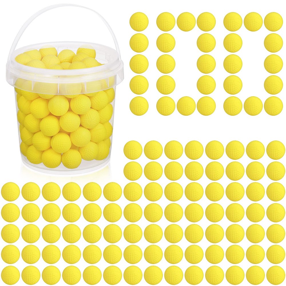 100 Rounds Refill Balls Ammo Compatible with Nerf Rival Gun, TiopLior Foam Bullet Ball Replacement Refill Pack Fit for Rival(HIR, High-Impact Rounds)