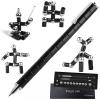 VYWmna Fidget Pen for Adults Kids,Toy Pen Decompression Magnetic Metal Pen, Desk Toys Multifunctional Deformable Magnet Writing Pen(Black) view 1
