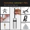 VYWmna Fidget Pen for Adults Kids,Toy Pen Decompression Magnetic Metal Pen, Desk Toys Multifunctional Deformable Magnet Writing Pen(Black) view 4