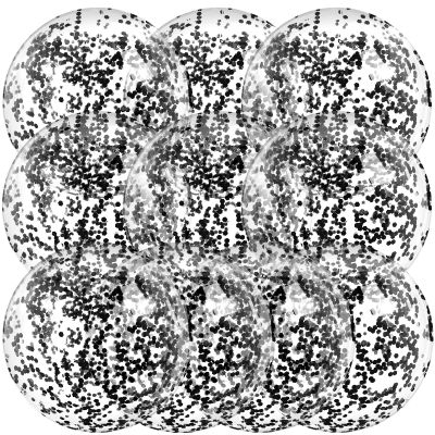 Civaner 10 Pcs Inflatable Glitter Beach Balls 16 Inch Large Sparkly Confetti Pool Balls Clear Blow up Balloon Toys for Wedding Baby Shower Birthday 2026 New Year Party Decoration(Black,Glitter)