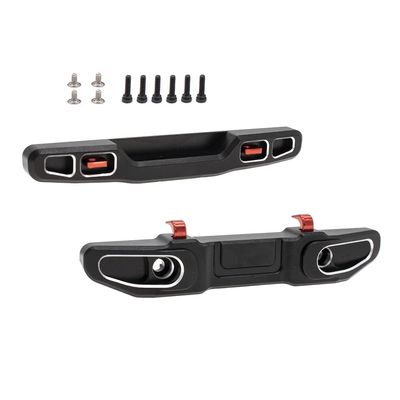 CODA RACING Aluminum Front&Rear Bumper for AXIAL SCX24 Jeep Gladiator AXI00005 1/24 RC Crawler Car