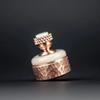 JP GAMES LTD Fiddle Foundry Brass Glow Pocket Size Spinning Top - Dated & Numbered - Made in The USA view 2