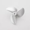 RC Boat Propeller Metal 40mm 3-Blades CNC 4.76mm 3/16" P1.4 Prop Impeller for RC Racing Boat Speed Mono CAT (40mm Right Hand) view 4