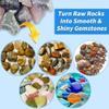 KomeStone Rough Raw Colorful Rocks & Rock Tumbler Polishing Refill Grits, High Performance Polishing Grits and Crystal Stones for Another Batch of Rocks Tumbling, Suitable for All Rock Tumblers view 4