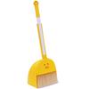 SCKTYZS Mini Broom with Dustpan for Kids,Boys Girls Small Cleaning Set, Combo Pretend Play Toys Toddler Little Housekeeping Helper Set-Yellow Duck view 1