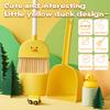 SCKTYZS Mini Broom with Dustpan for Kids,Boys Girls Small Cleaning Set, Combo Pretend Play Toys Toddler Little Housekeeping Helper Set-Yellow Duck view 3