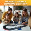 Slot Car Race Track Sets, Slot Cars - Electric Race Car Track Set, 4 High Speed Cars Tracks for Kids, Remote Control Car, Gifts Toys for Boys - 115' Racetrack view 2