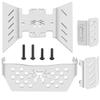 4Pieces ShareGoo Stainless Steel RC Skid Plate,RC Chassis Armor Protector Plate Protection Compatible with Axial SCX10-III AXI03007 1/10 RC Crawler Car view 1