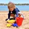 Spielstabil Sand Toys Bundle - Large Pail, Sieve and 2 Scoops (Colors Vary - Made in Germany) view 3