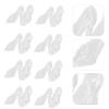 TOYANDONA Toys Miniature High Heel Shoe 30 Pairs Miniature Doll Shoes Simulation Crystal Shoes Doll High Heel Doll Accessories Mini Doll Slipper Decor Wedding Decor view 2