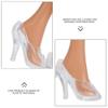 TOYANDONA Toys Miniature High Heel Shoe 30 Pairs Miniature Doll Shoes Simulation Crystal Shoes Doll High Heel Doll Accessories Mini Doll Slipper Decor Wedding Decor view 3