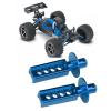 2Pcs Rc Body Post,Aluminum Alloy Rc Body Mount Post Rc Car Shell Column for Mini E Mini Slash 1/16 Rc Car(Blue) Car Model Accessory view 3