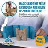 Super Mega Sand Castle Kit - Indoor Sand Kit for Kids with 25 Building Pieces, 2.65 lbs of Reusable, Moldable Magic Sand & No-Mess Play Mat - Art Sensory Toys for Ages 6+ with Storage Case view 2