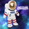 ArtCreativity 12" Super Soft Plush Toy Astronaut Figurine, Realistic Astronaut with NASA & USA Flag Arm Patches, Space Room Decor Astronauts for Kids 3-5, Toddler Baby Toys, Great Birthday Gift view 2