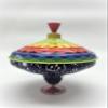 Choral Multicolor Music Spin Top Toy toupi for Children from KsmToys Bolz. The Funny Buzzing Choral Hum Gets Louder As The Top Spins Faster Ages 18 m+ view 3