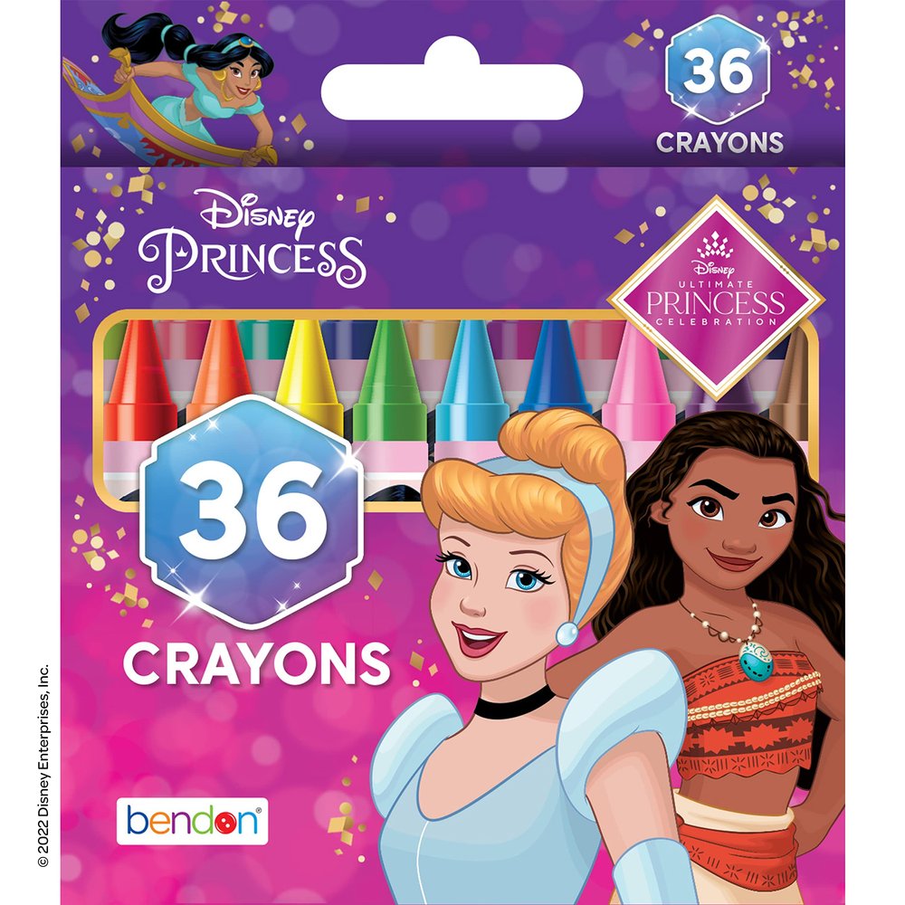 Disney Princess 36 Count Crayons in Tuck Box