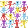 ArtCreativity 48 Pcs Robot Toys, Bendable Figure Robot Toys for Kids 3-5 in 4 Vibrant Colors, Mini Robots Party Favors, Robots Fidget Toy, for Birthday Party Favors, Goodie Bag Stuffer Pinata Filler view 1