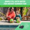 GoSports Splash Melon Pool Ball Party Toy - Includes Two 9 Inch Watermelons, Hose Fill Adapter, and 3 Needles view 3