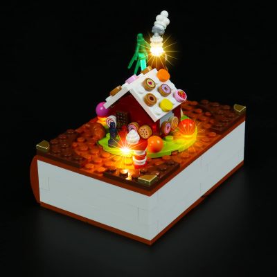 Brick Shine GC Light kit for Candy House 6384696 (Model Set is not Included) (Classic)