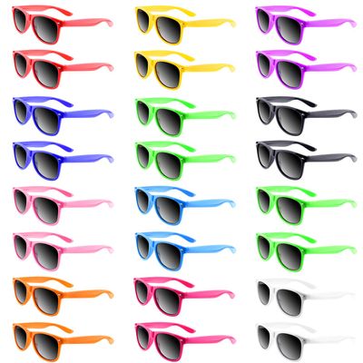 TUPARKA 96 Pieces Party Sunglasses Bulk for Goody Bag Fillers Beach Birthday Party Pool Party Supplies, 12 Neon Colors