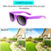 TUPARKA 96 Pieces Party Sunglasses Bulk for Goody Bag Fillers Beach Birthday Party Pool Party Supplies, 12 Neon Colors view 3