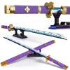 HIGH GODO Anime Cosplay Swords Building Set, 936 Piece One Purple Enma Zoro Sword 38.8IN with Scabbard and Bracket for Adults Teens 14+ (Roronoa Zoro Yamato Sword) view 1