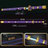 HIGH GODO Anime Cosplay Swords Building Set, 936 Piece One Purple Enma Zoro Sword 38.8IN with Scabbard and Bracket for Adults Teens 14+ (Roronoa Zoro Yamato Sword) view 3